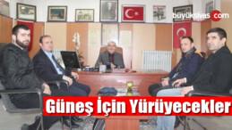 Çalışan Gazeteciler Günü Münasebeti İle Güneş İçin Yürüyecekler