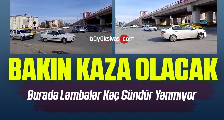 Emniyet ilerisi Halil Rıfat Paşa Kavşağı’nda Trafik Lambaları Kaç Gündür Çalışmıyor