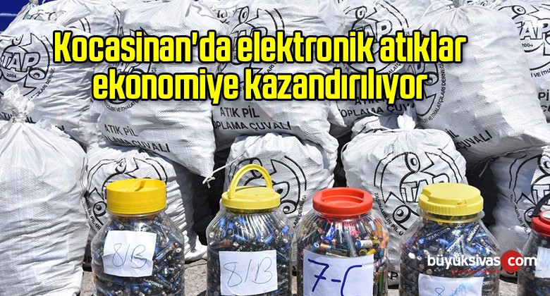 Kocasinan’da elektronik atıklar ekonomiye kazandırılıyor