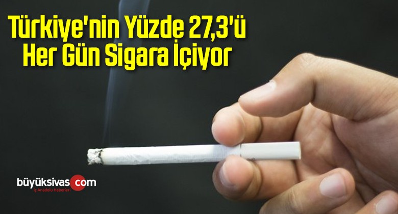 Türkiye’nin Yüzde 27,3’ü Her Gün Sigara İçiyor