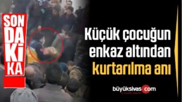 Van’da Enkaz Altında Kalan Bir Çocuk Çıkarıldı