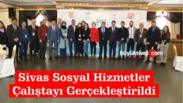 Sivas Sosyal Hizmetler Çalıştayı Gerçekleştirildi