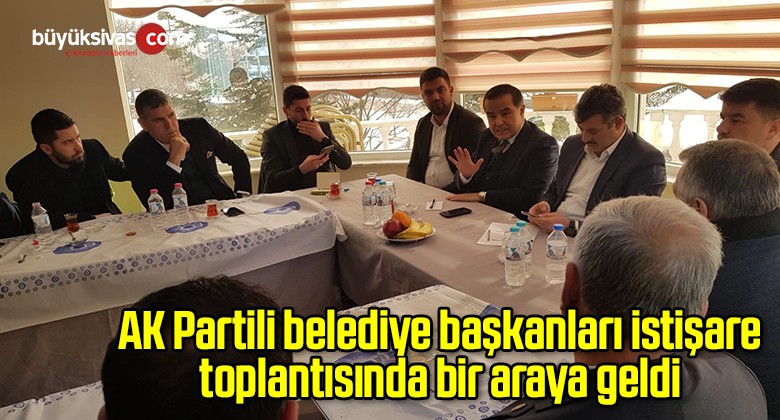 AK Partili belediye başkanları istişare toplantısında bir araya geldi