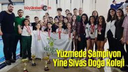 Yüzmede Şampiyon Yine Sivas Doğa Koleji!