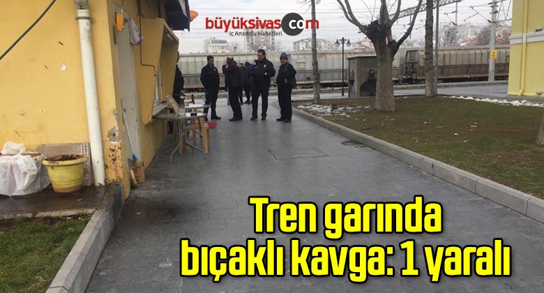 Tren garında bıçaklı kavga: 1 yaralı