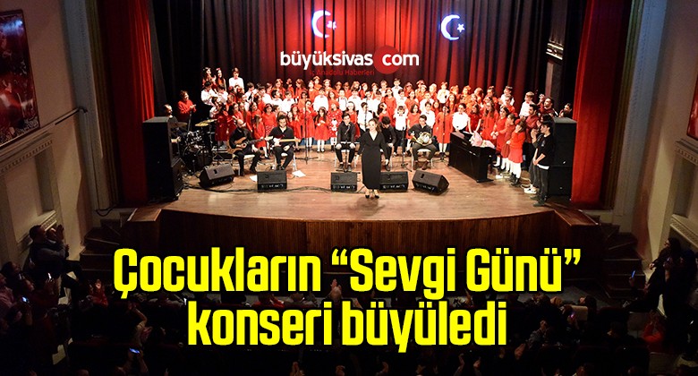 Çocukların “Sevgi Günü” konseri büyüledi