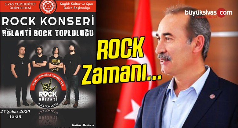 Cumhuriyet Üniversitesi 27 Şubat’ta Rock Konseri Düzenleyecek!