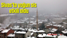 Sivas’ta yoğun sis etkili oldu