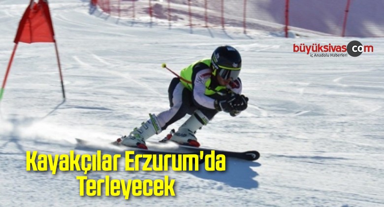 Kayakçılar Erzurum’da Terleyecek