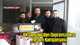 AK Gençler’den Depremzelere Yardım Kampanyası