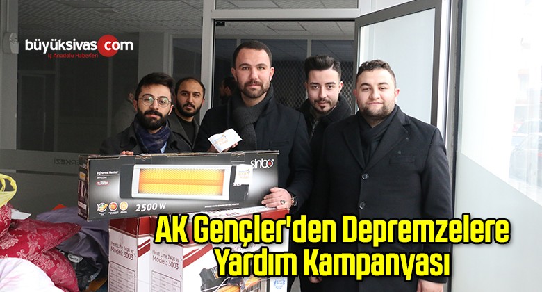 AK Gençler’den Depremzelere Yardım Kampanyası