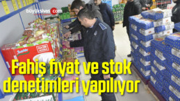 Fahiş fiyat ve stok denetimleri yapılıyor