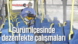 Gürün ilçesinde dezenfekte çalışmaları