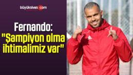 Fernando: “Şampiyon olma ihtimalimiz var”