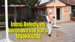 İnönü Belediyesi koronavirüse karşı teyakkuzda