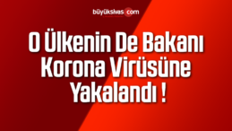 O Ülkenin De Bakanı Korona Virüsüne Yakalandı !