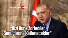 Başkan Erdoğan: Bizi Buna Zorladılar Sonuçlarına Katlanacaklar