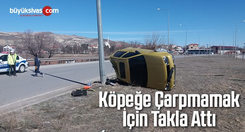 Köpeğe Çarpmamak İçin Takla Attı