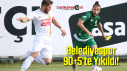 Belediyespor 90+5´te Yıkıldı!