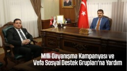 Milli Dayanışma Kampanyası ve Vefa Sosyal Destek Grupları’na Yardım