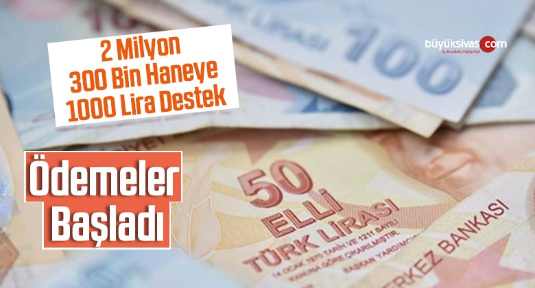 Bakan Selçuk: 1000’er Liralık Ödemeler Başladı