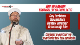 Diyanet Bir Kez Daha Açıkladı: Eşcinsellik Haramdır