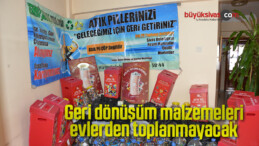 Geri dönüşüm malzemeleri evlerden toplanmayacak