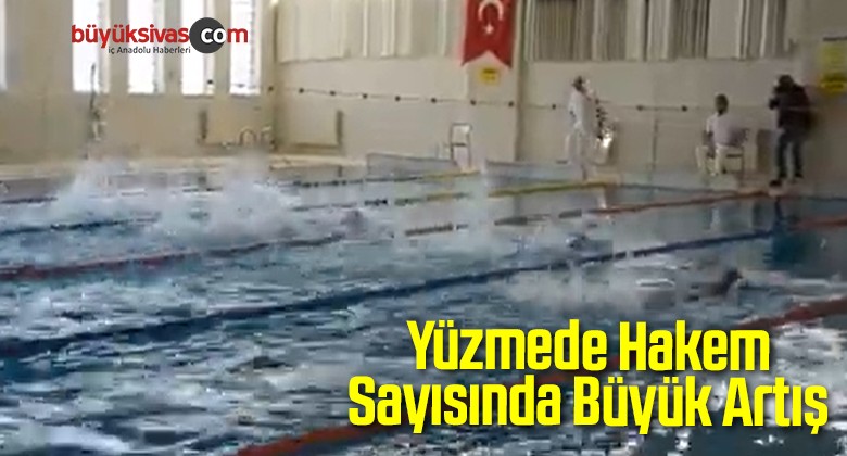 Yüzmede Hakem Sayısında Büyük Artış