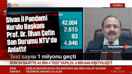 Prof. Dr. İlhan Çetin NTV Canlı Yayınına Katılarak Pandemi de Son Durumu Anlattı