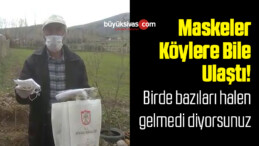 Sivas’ta Köylere Bile Maskeler Ulaştı! Bir de Halen Ulaşmadı Diyenler Var!