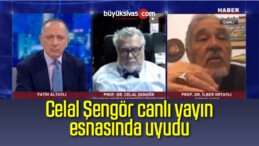 Celal Şengör canlı yayın esnasında uyudu