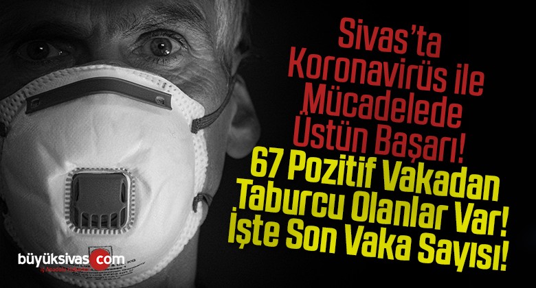 Sivas’ta Koronavirüs ile Mücadelede Üstün Başarı!