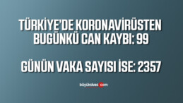 Türkiye’de Koronadan Ölenlerin Sayısı 2805’e Yükseldi