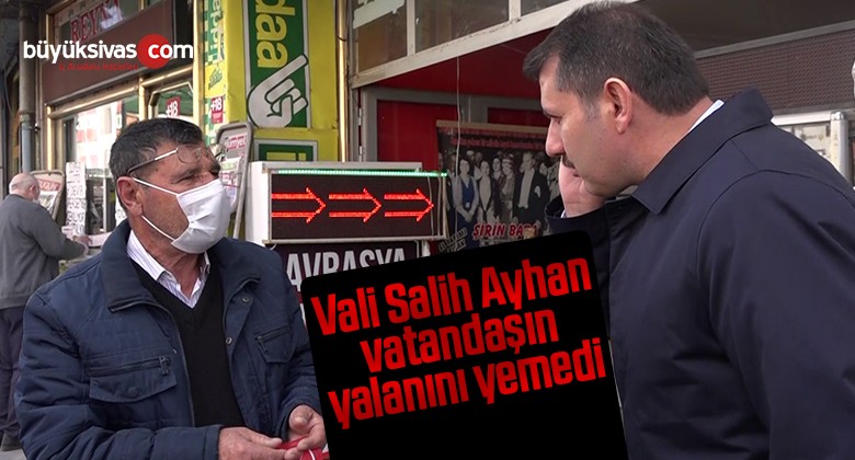 Sokağa çıkması yasaktı, valiye yakalandı