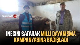 İneğini Satarak, Milli Dayanışma Kampanyasına Bağışladı