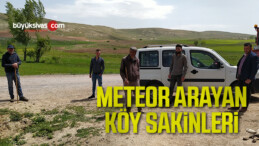 Sivas’ta meteorun izine rastlanılmadı