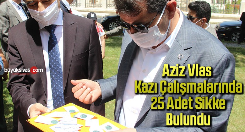 Aziz Vlas kazı çalışmalarında 25 adet sikke bulundu