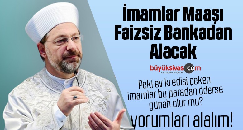 Diyanet çalışanlarının maaşına faiz düzenlemesi yapıldı!