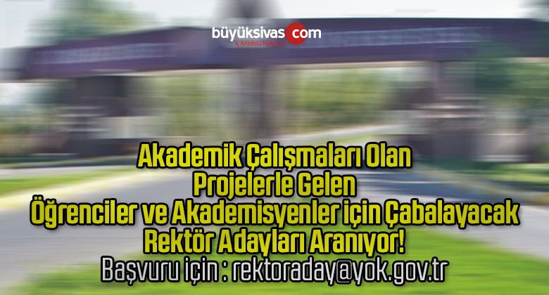 YÖK, rektör adaylığı için başvuru almaya başladı