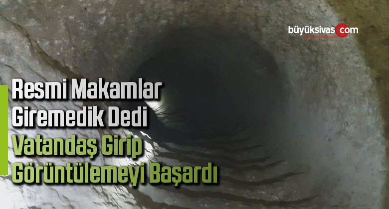 Resmi makamlar giremedik dedi, vatandaş girip görüntülemeyi başardı