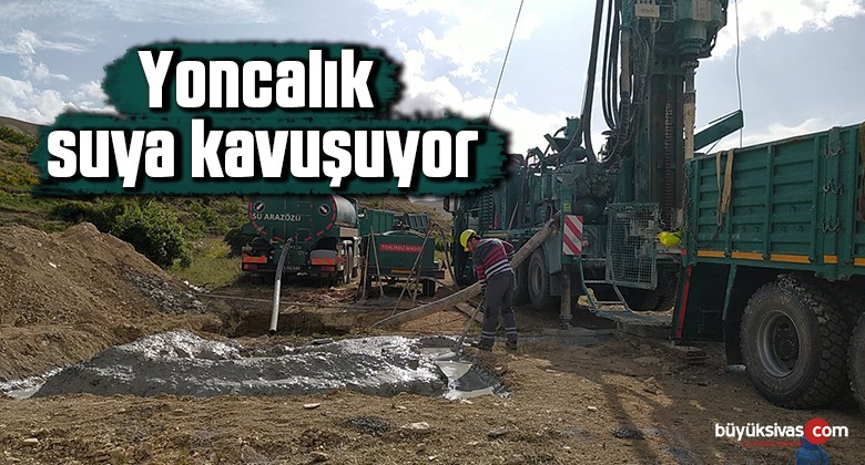 Yoncalık suya kavuşuyor