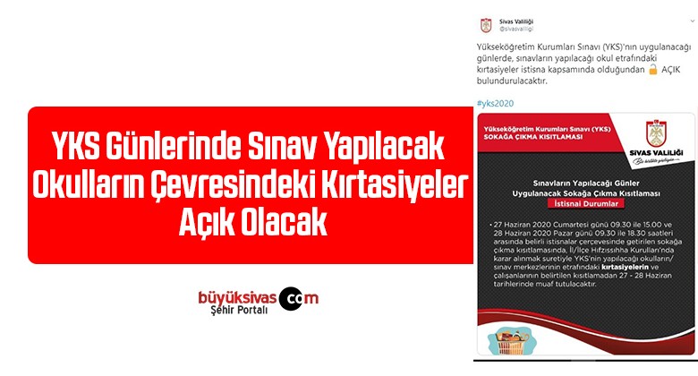 YKS günlerinde sınav yapılacak okulların çevresindeki kırtasiyeler açık olacak