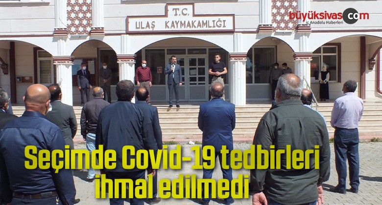 Seçimde Covid-19 tedbirleri ihmal edilmedi