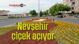 Nevşehir çiçek açıyor