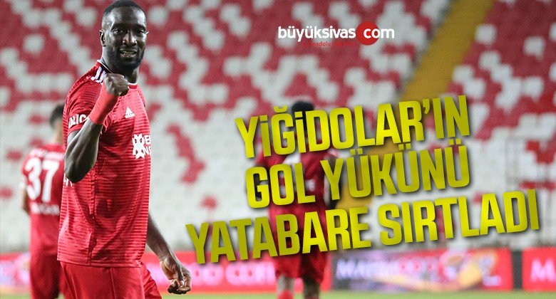 Sivasspor’un gol yükünü Yatabare sırtladı