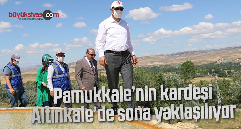 Pamukkale’nin kardeşi Altınkale’de sona yaklaşılıyor