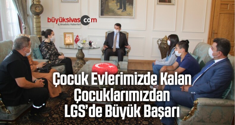 Çocuk Evlerimizde Kalan Çocuklarımızdan LGS’de Büyük Başarı