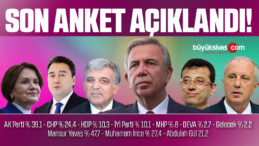 Yapılan En Güncel Anket Açıklandı! AK Parti’nin Oy Oranı Nedir?