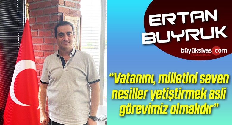 Prof. Dr. Ertan Buyruk 15 Temmuz nedeniyle mesaj yayımladı.