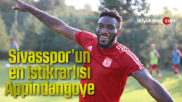 Sivasspor’un en istikrarlısı Aaron Appindangoye